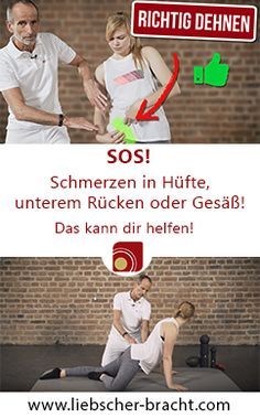 Bei den meisten Menschen ist der Hüftbeuger „verkürzt“. Dies kann zu vielf...