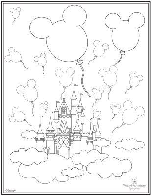 Castle Coloring Page