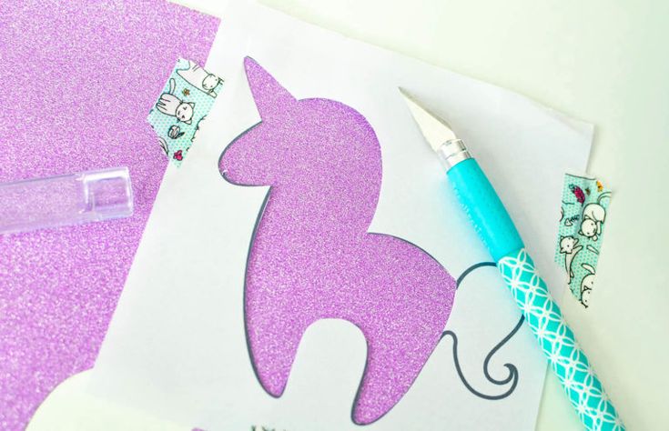 free unicorn bookmark printable yarn tail unicorn printable unicorn crafts origami bookmark