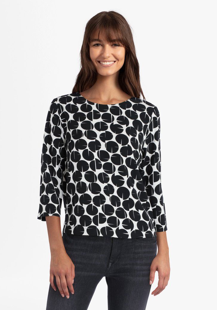 Mode Blouses Hemdblouses Nümph N\u00fcmph Hemdblouse wit-leigrijs gestreept patroon Logo applicatie Mode Blouses Hemdblouses Nümph N\u00fcmph Hemdblouse wit-leigrijs gestreept patroon Logo applicatie