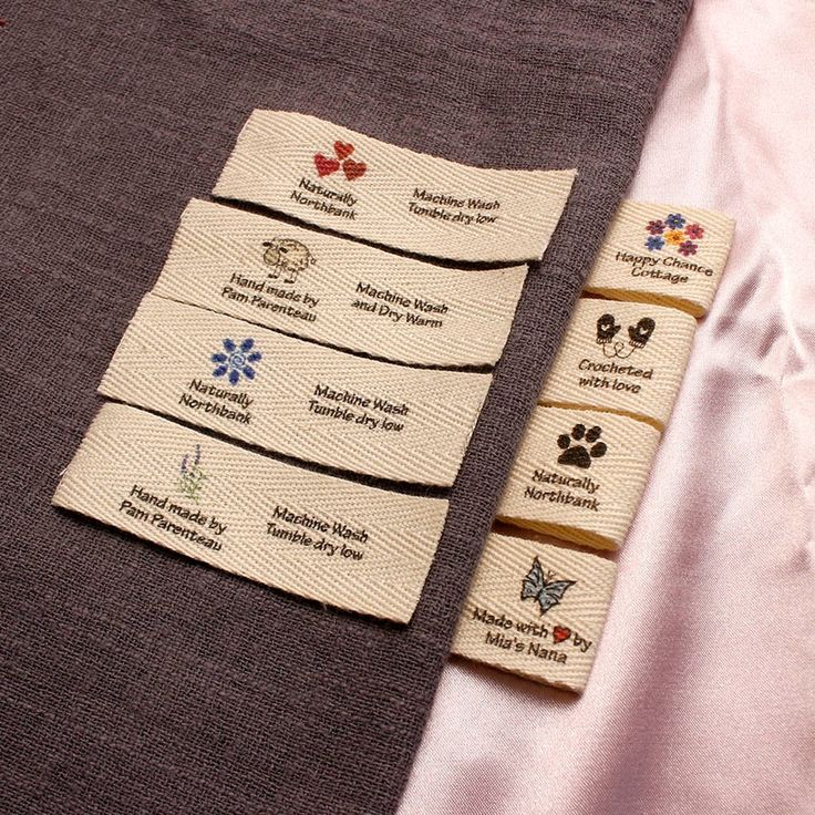 Personalized Sewing Labels, Sewing Labels for Handmade Items