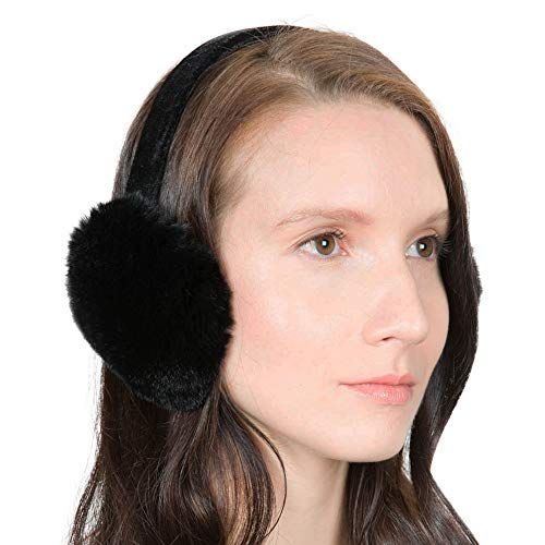 New Blue Rex Rabbit Fur Ear Muffs New Blue Rex Rabbit Fur Ear Muffs
