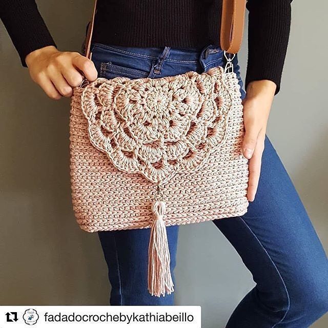 Häkeln Sie süße Taschen, Strandtasche und Handtasche Bildmuster für 2019; Häkeltaschen p ... ...