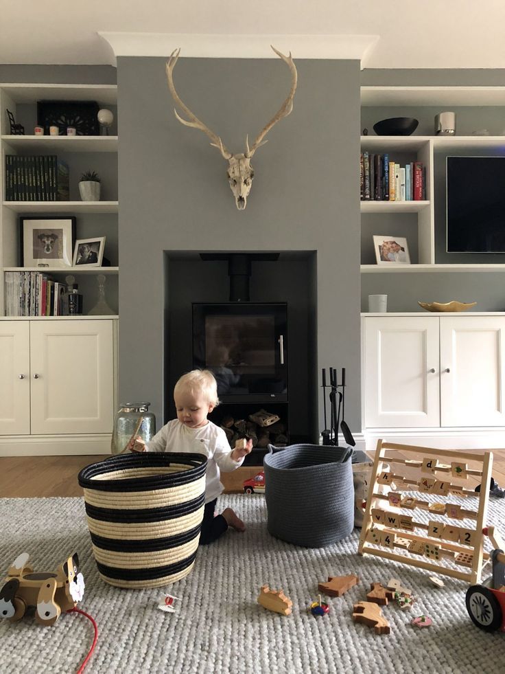 Farrow Ball Paint Colors In Meinem Zuhause Nur Ein Wenig Build Build Colors Farrow Mei Alcove Ideas Living Room Victorian Living Room Cosy Living Room