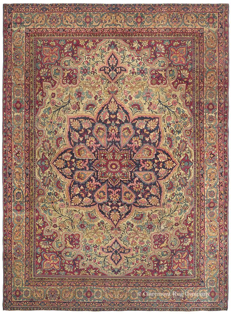 785 Best Persian Carpets Rug فرش ایرانی Images On Pinterest Laver Kirman Southeast Persian 8ft 9in X 11ft Late 19th Century