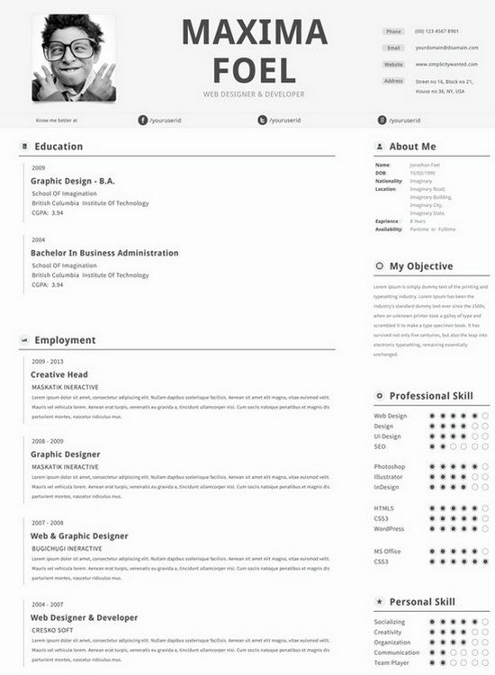 one page resume rule