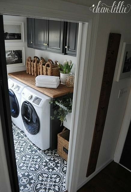 Upstairs Laundry Room With A Folding Shelf Over Washer Dryer And Upstairs Laundry Room With A Folding Shelf Over Washer Dryer And Add Utility Sink To The Right Refill Cat Water Bowlop Buckets For Bathrooms