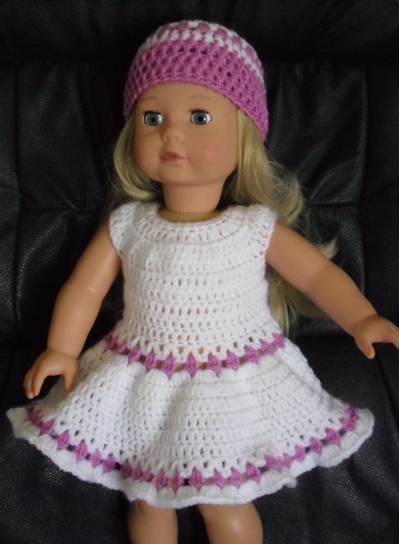This pattern is for a dress and hat set. It uses dk yarn and a 4mm hook. The pattern is in a PDF format and will be emailed upon receipt of payment. My patterns contain a conversion chart for stitches and hooks and threads The pattern may be used to make the outfit but cannot be copied