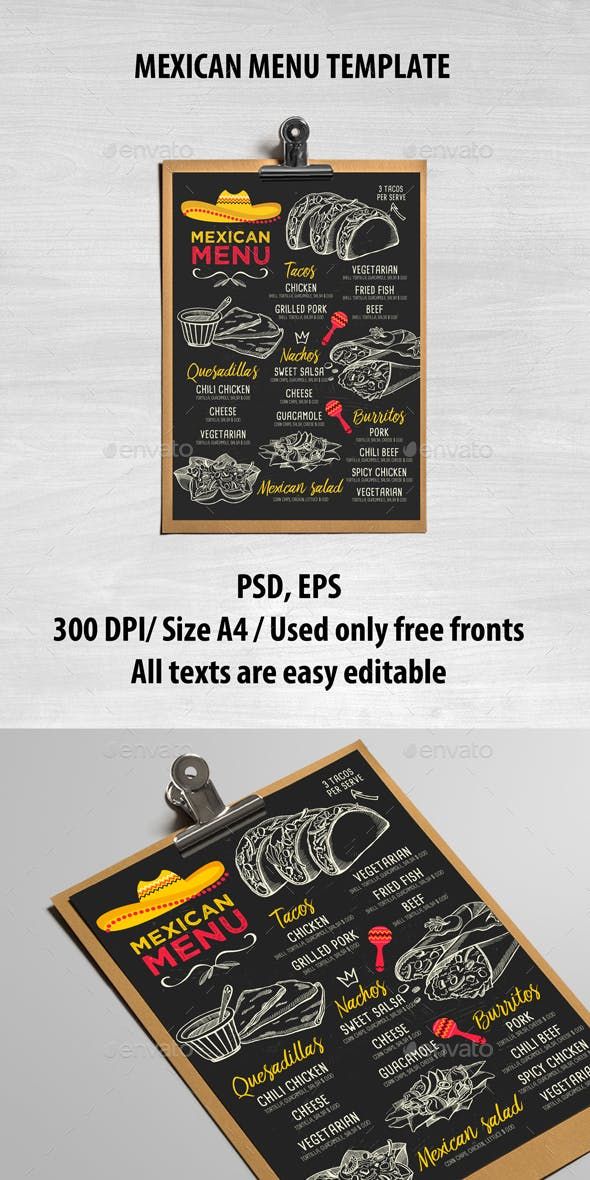 mexican menu template food menus print templates mexican menu templates