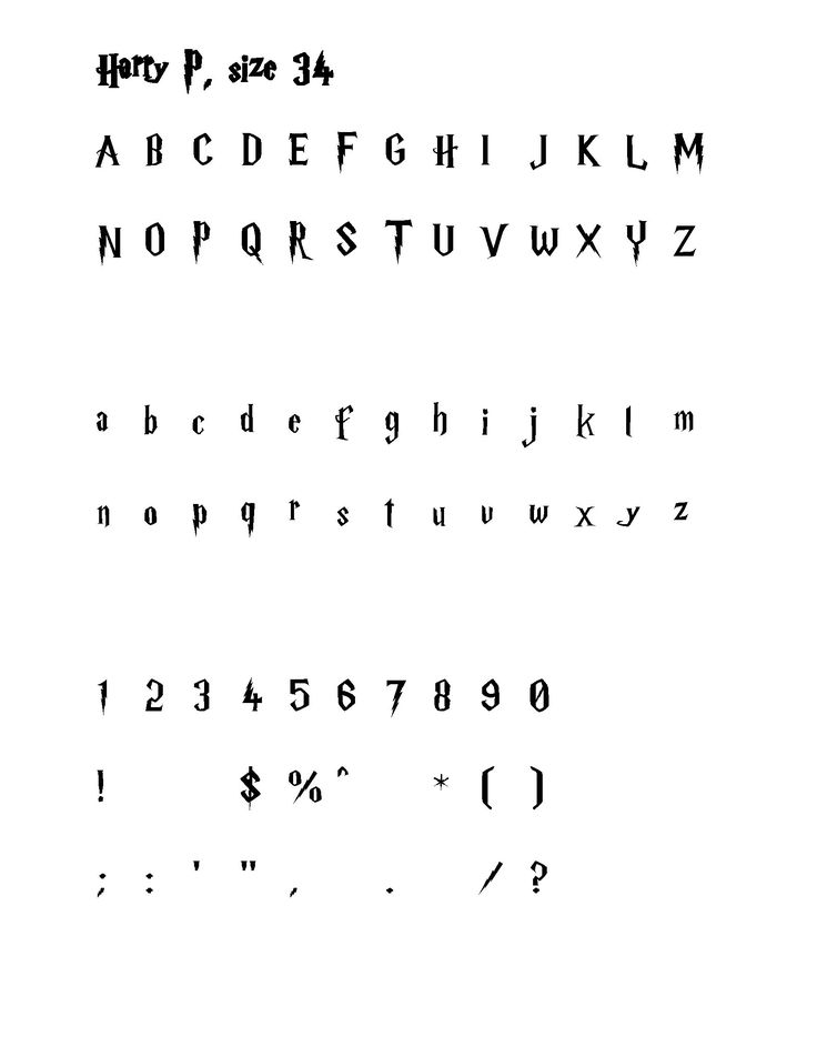 free harry potter font download free harry potter font download