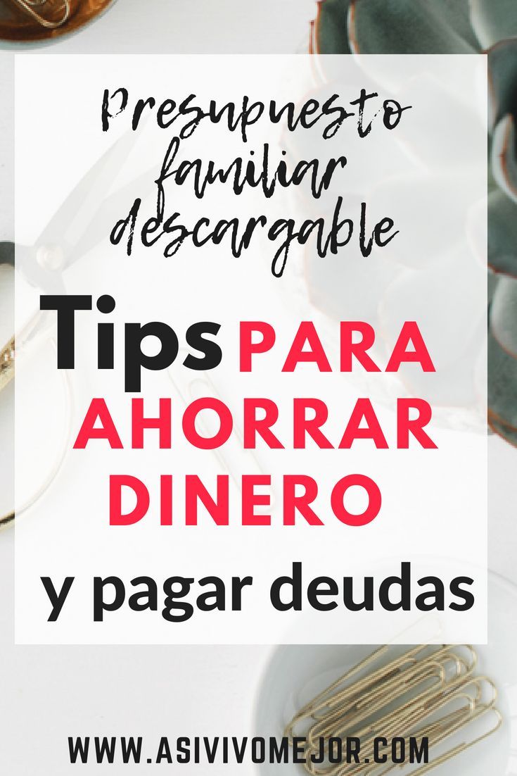guía gratis para hacer un presupuesto de gastos en el hogar ahorro