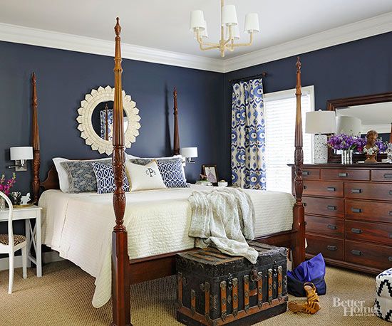 Dark Blue And White Bedroom 114 best bed room images on pinterest | guest bedrooms, master Dark Blue And White Bedroom 114 best bed room images on pinterest | guest bedrooms, master