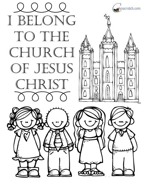 Behold Your Little Ones Lesson 25 I Belong To The Church Of Jesus