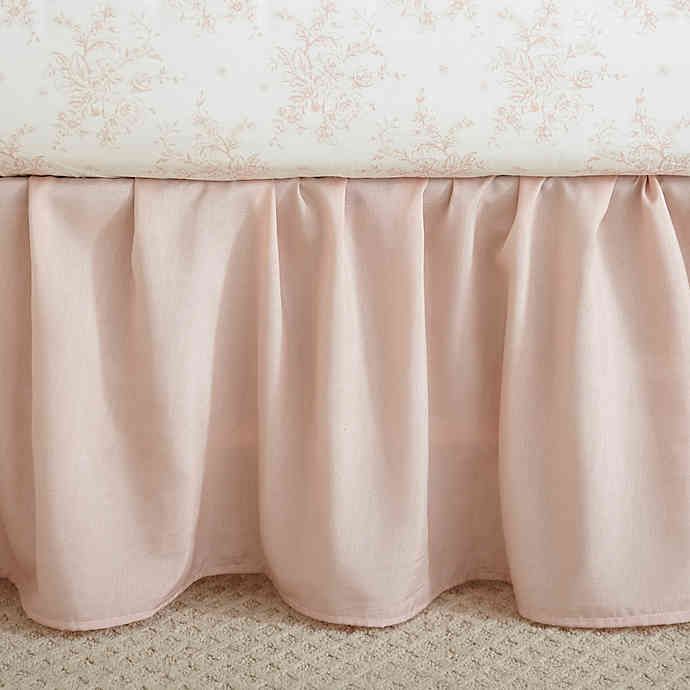 Levtex Baby Heritage 4 Piece Crib Bedding Set In Blush Skirts - Levtex Blush Baby Bedding Levtex Baby Heritage 4 Piece Crib Bedding Set In Blush Skirts - Levtex Blush Baby Bedding