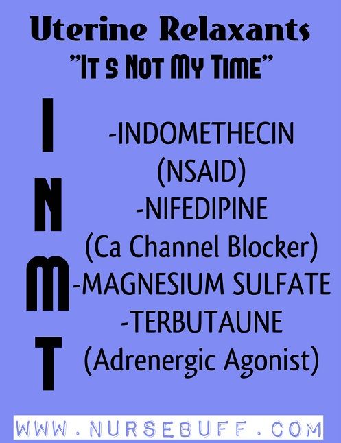 Nifedipine Dosage For Preterm Labor