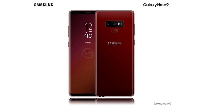 یک رندر مفهومی جدید از فبلت پرچمدار گلکسی نوت 9 سامسونگ تکراتو Galaxy Note 9 Samsung Galaxy Note Samsung