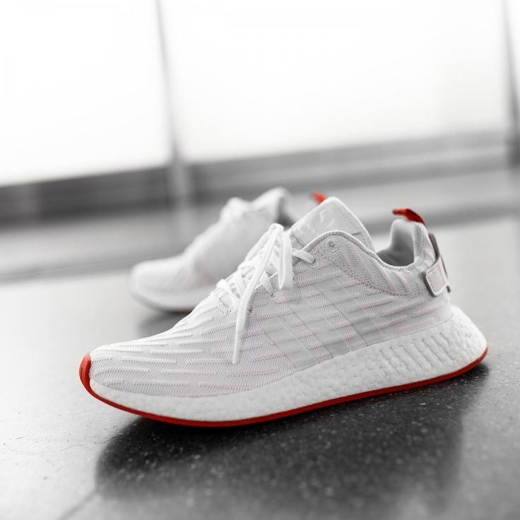 Adidas Primeknit Running White / Core Red Credit : The Good Will Out