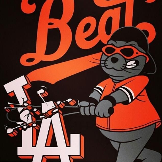 Dodgers-Giants rivalry! Beat LA! #SFGiants #BeatLA  Sf giants baseball,  San francisco giants baseball, Giants baseball