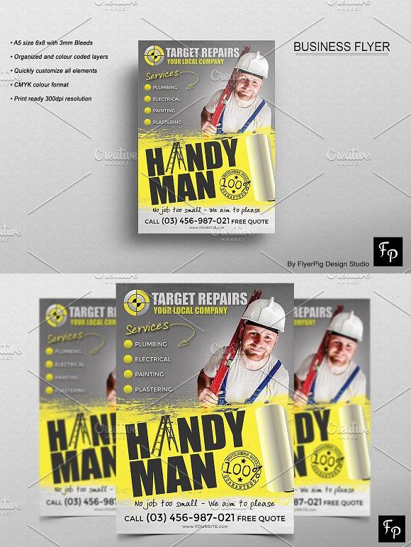 handyman flyer corporate flyer pinterest corporate flyer