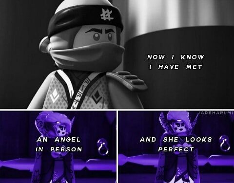 Tbh I Really Wish Lloyrumi Would Have Worked Out Because The Way Lloyd Used To Look At Her Is Precious Credit Goes To Jadehar Ninjago Lego Ninjago Lloyd
