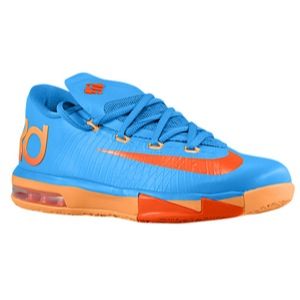 Nike KD VI - Boys\u0027 Grade School - Metallic Silver/White/Turquoise/