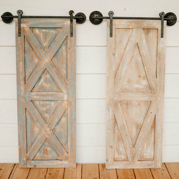 Rustic Barn Door Wall Decor Set Of 2 Rustic Barn Door Wall Decor Set Of 2