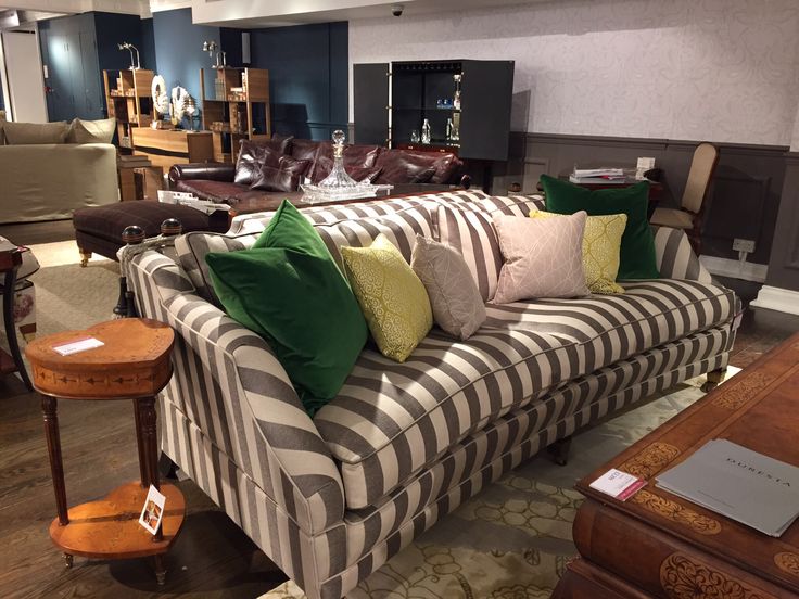 harrods sofas stripes duresta at harrods spring summer 2015 harrods sofas stripes duresta at harrods spring summer 2015