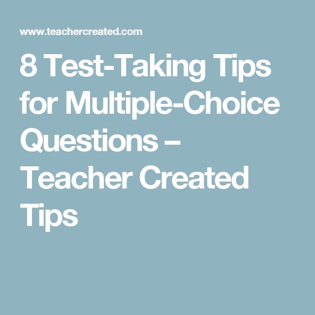make multiple choice test