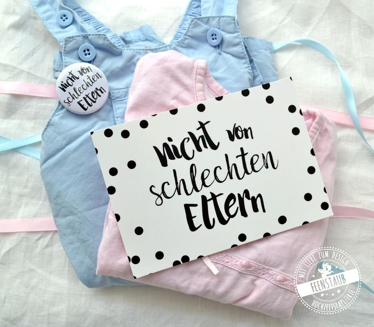 Glückwunschkarte mit Button Geschenk Nicht von schlechten Eltern Karte zur Geburt Taufe Glückwunschkarte mit Button Geschenk Nicht von schlechten Eltern Karte zur Geburt Taufe