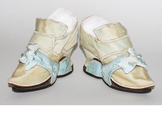mint green and white shoes