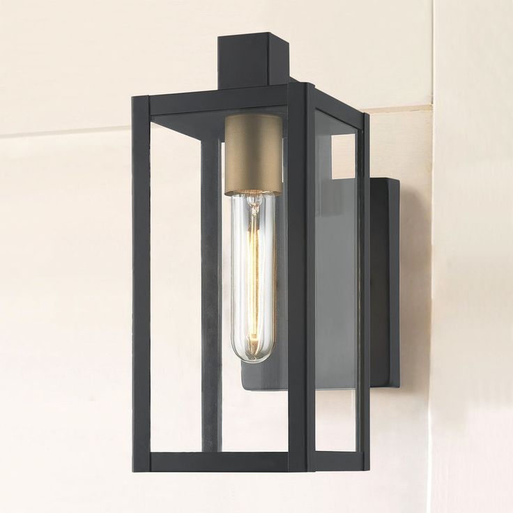 Modern Outdoor Wall Light Black 11 75 Inches Tall At Destination Lighting In 2022 Exterior Fixtures Modern Outdoor Wall Light Black 11 75, Black Exterior Light Fixtures