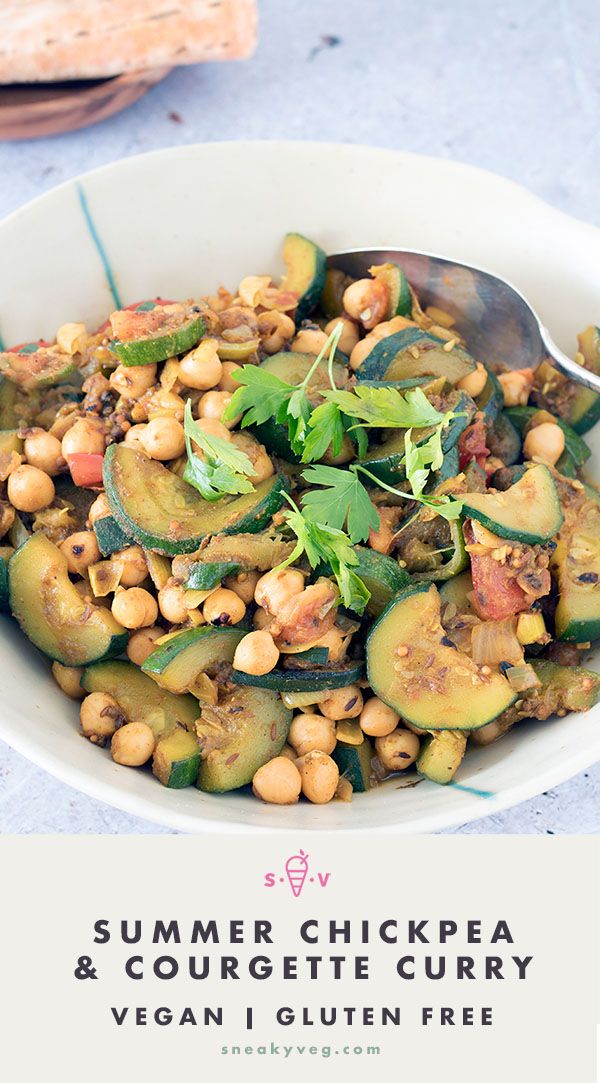 Chickpea And Courgette Curry Chickpea And Courgette Curry