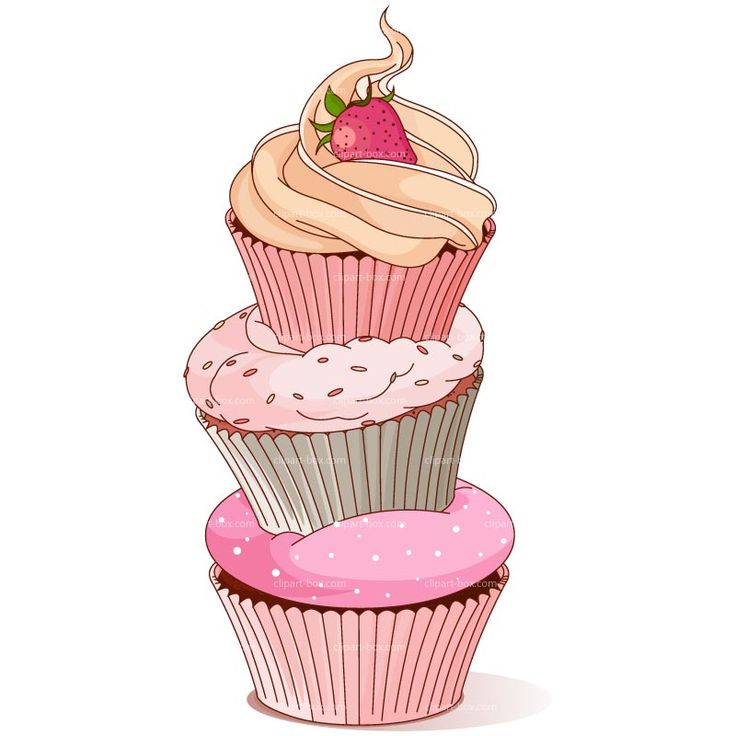 CLIPART CUPCAKE TOWER Royalty Free Vector Design cakepins ...