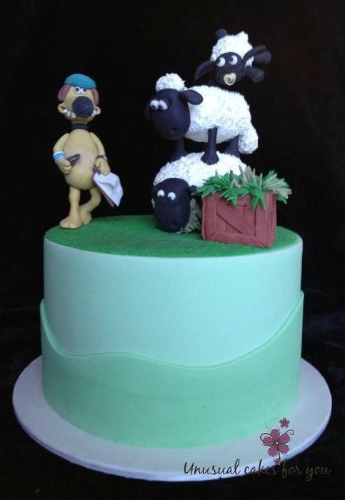 Making A Shaun The Sheep Cake Making A Shaun The Sheep Cake