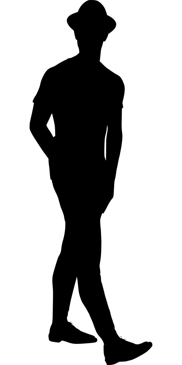 Free Image on Pixabay - Silhouette, Man, Walking, Street in 2020 ... Silhouette Man Walking Tunnel
