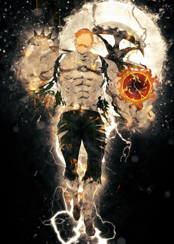'escanor in Nanatsu no Taiz' Poster by Trần Văn Dũng | Displate | Cool