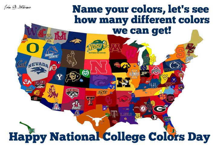 HAPPY NATIONAL COLLEGE COLORS DAY Name Your Colors Let s See How Many happy-national-college-colors-day-name-your-colors-let-s-see-how-many