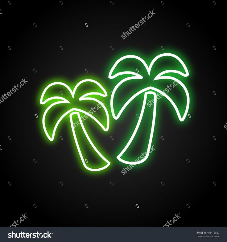 Neon Island Beach Resort Sign Vector Neon Island Beach Resort Sign Vector