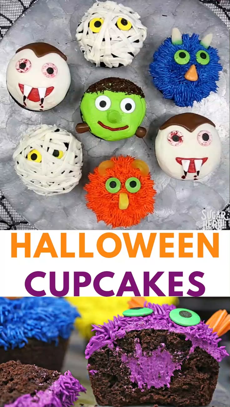 Stuffed Halloween Cupcakes Video