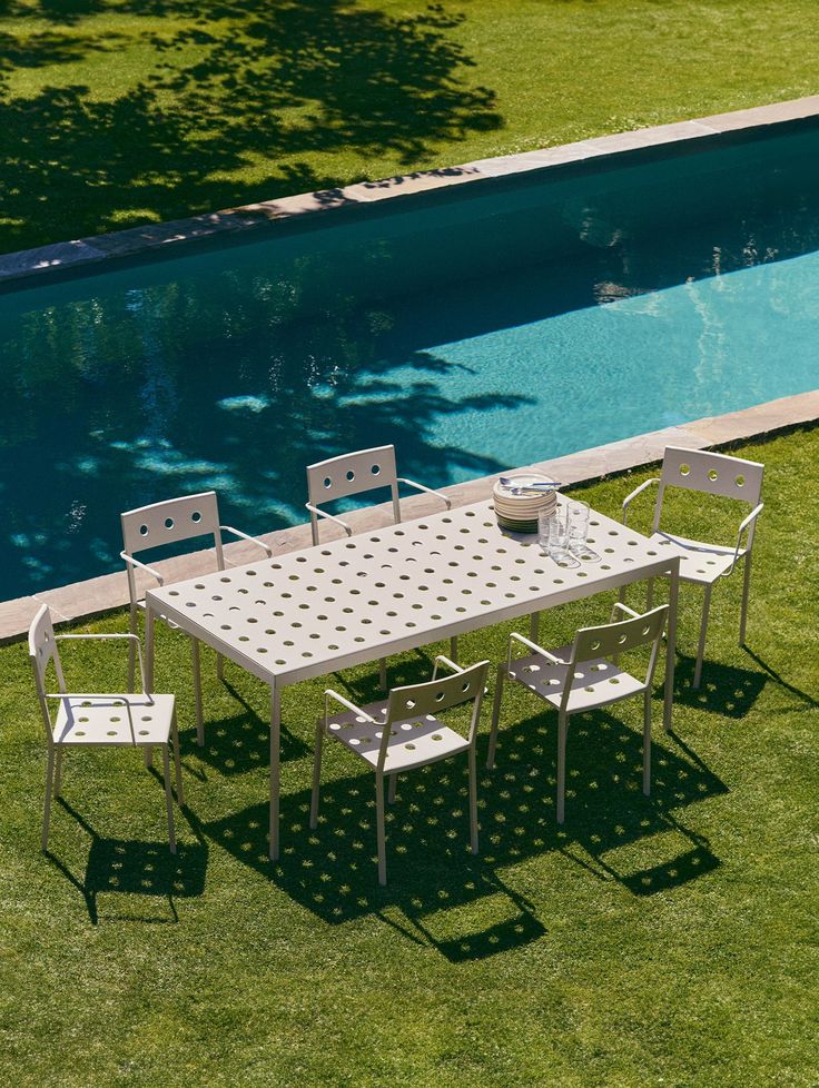 Balcony Armchair Set Of 2 By HAY In 2024 Outdoor Dining Table balcony-armchair-set-of-2-by-hay-in-2024-outdoor-dining-table