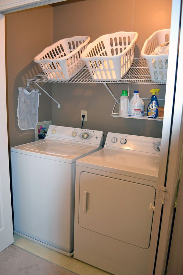10 Awesome Ideas For Small Laundry Rooms The Home Pinterest 10 Awesome Ideas For Small Laundry Rooms The Home Pinterest Room And Closet