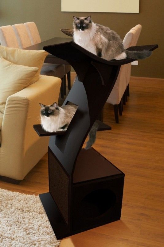 Little Lotus Cat Tower White Little Lotus Cat Tower White