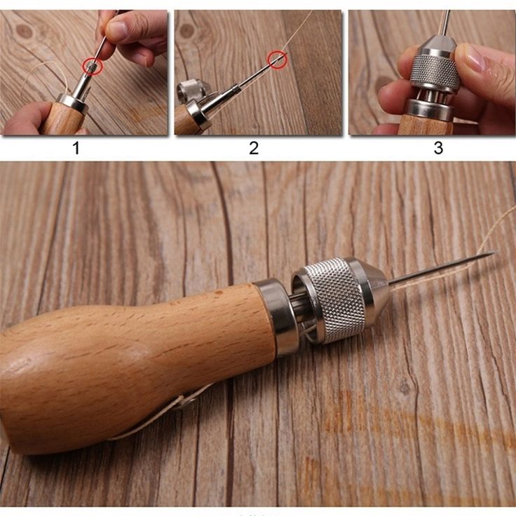 Leather Sewing Kits Manual DIY Craft Edge Stitching Belt Shoemaker Repair Tool Leather Sewing Kits Manual DIY Craft Edge Stitching Belt Shoemaker Repair Tool