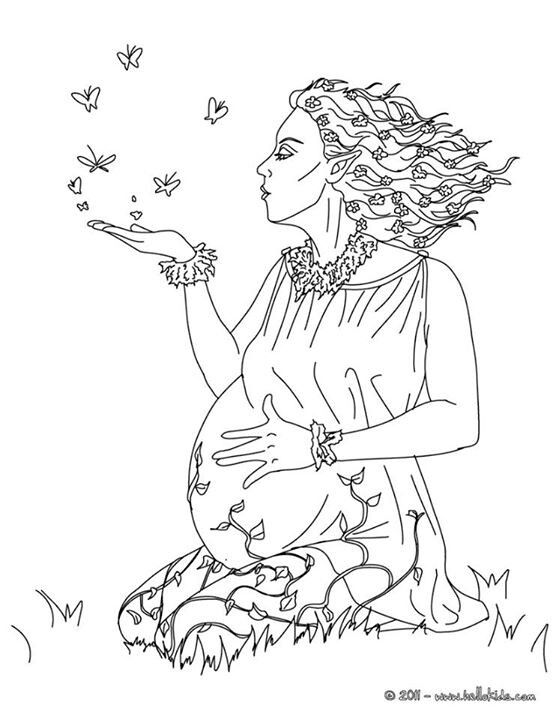 pregnancy coloring pages