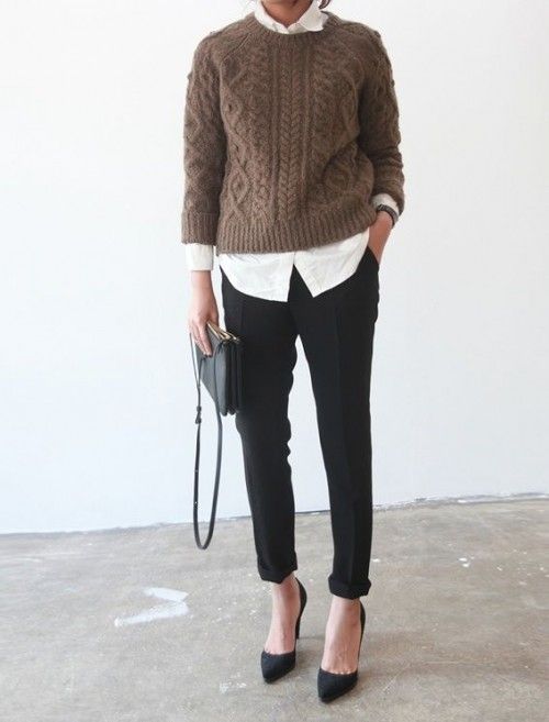 Best 25 Women S Office Clothes Ideas On Pinterest Attire Stylish Women Office Worthy Outfits For Winter 2017 15