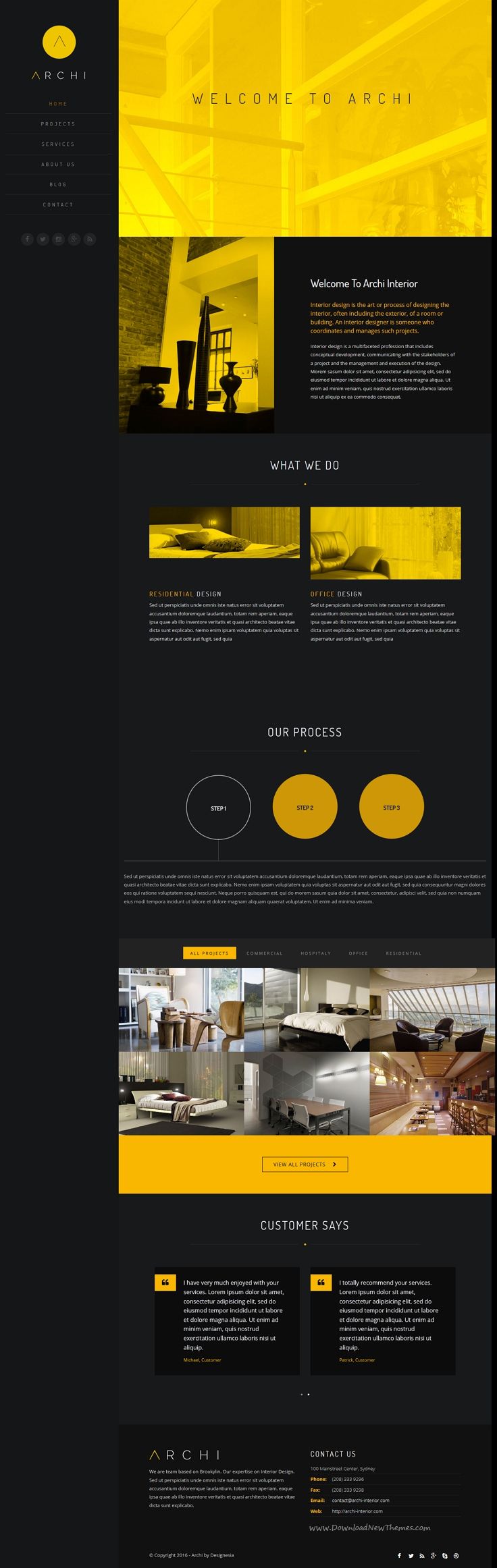website designing samples