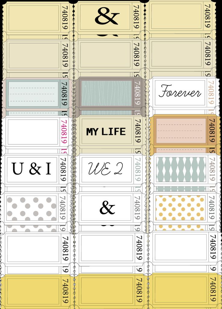 63 best Printable Journaling Cards \ Tags images on Pinterest - printable blank tickets 63 best Printable Journaling Cards \ Tags images on Pinterest - printable blank tickets