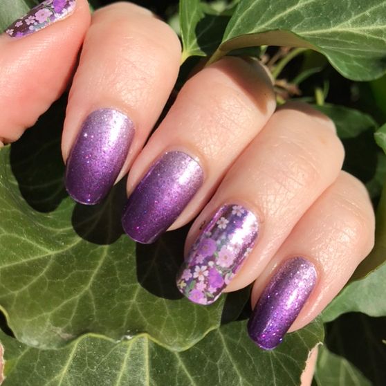 Totally #InLove #Love #Floral #Purple #Sparkle #WhatMoreDoesAGirlNeed # ...