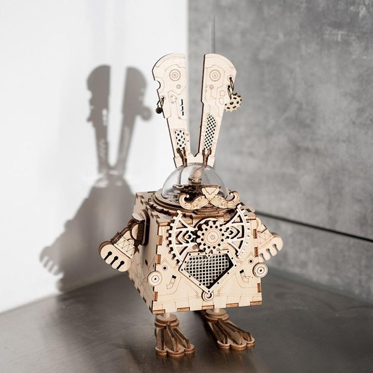 Diy Creative 3d Wooden Music Box Robot Mechanical Model Wooden Puzzle Game Diy Music Box Wooden Music Box Kids Toy Gifts Diy Creative 3d Wooden Music Box Robot Mechanical Model Wooden Puzzle Game Diy Music Box Wooden Music Box Kids Toy Gifts