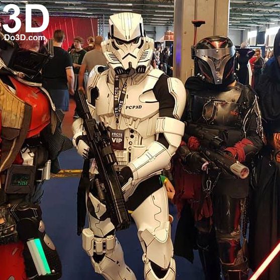 3D Printable Model: Variant Star Wars Stormtrooper Full Body Armor Suit | Print File Format: STL – Do3D.com